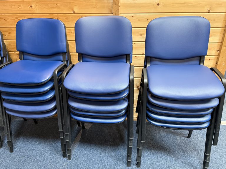 Stacked up chairs